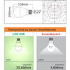 Bec led E27 15W lumina rece  6509c/d Spin