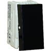 Comtec Intrerupator modular simplu negru stil premium 16060