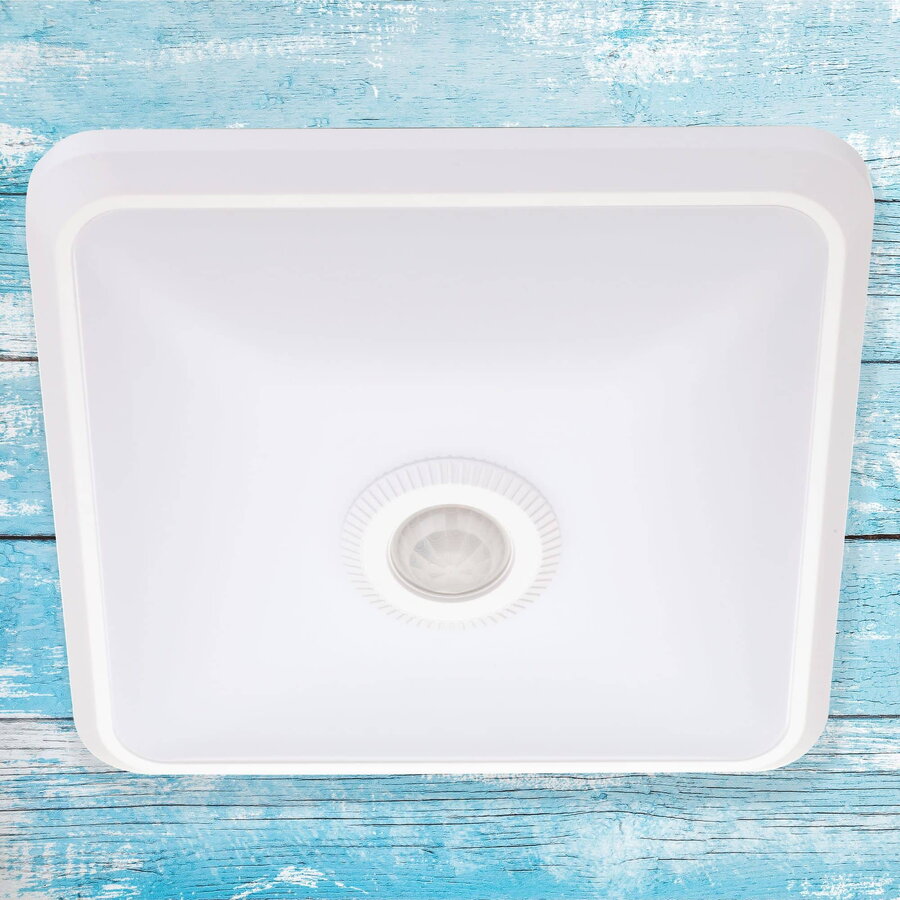 HEPOL Aplica led patrata cu senzor IP20 20W lumina rece