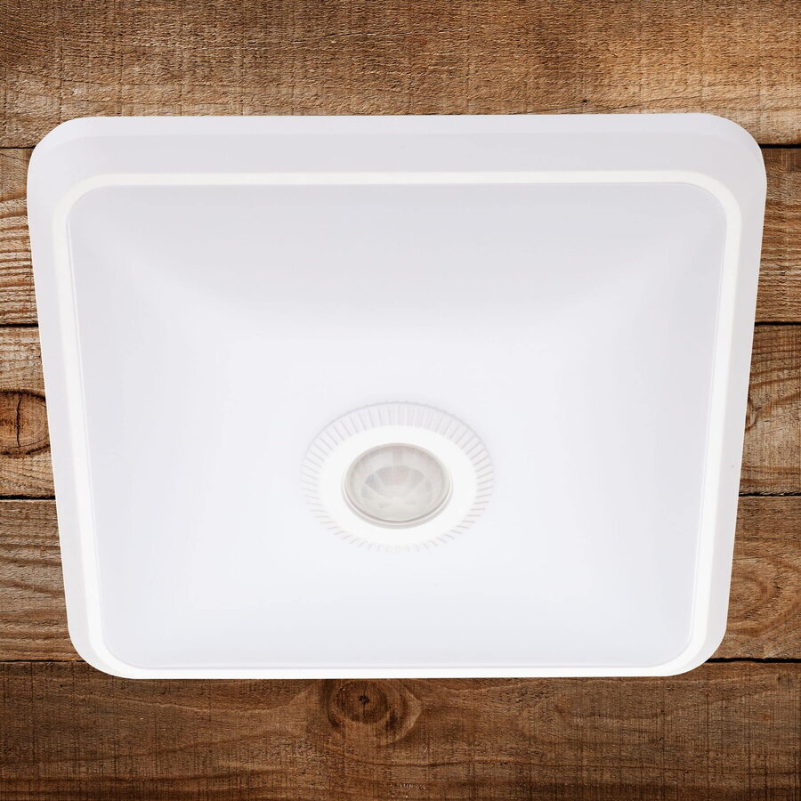 HEPOL Aplica led patrata cu senzor IP20 20W lumina rece