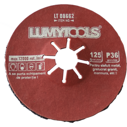 Disc glazurat P36 125x22mm LT08662 Lumy