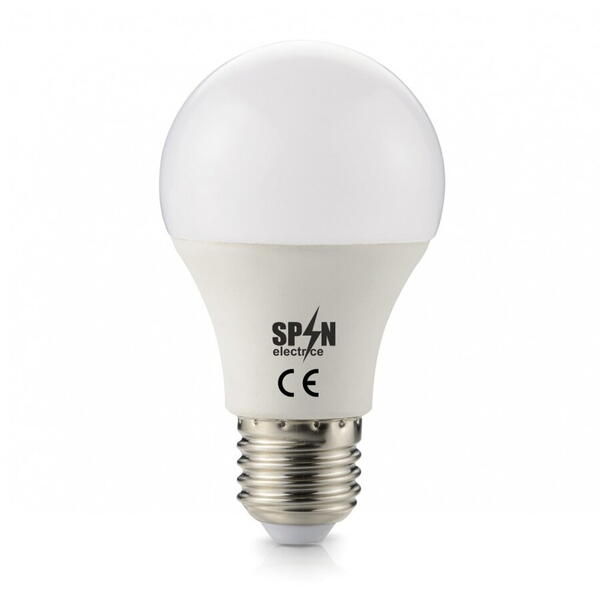 Bec led E27 6W lumina calda  6501 Spin