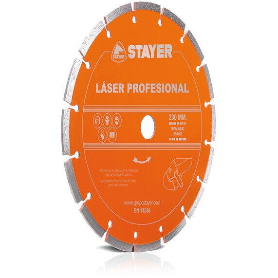 Disc diamantat laser professional 115 H7 1500.26 Stayer