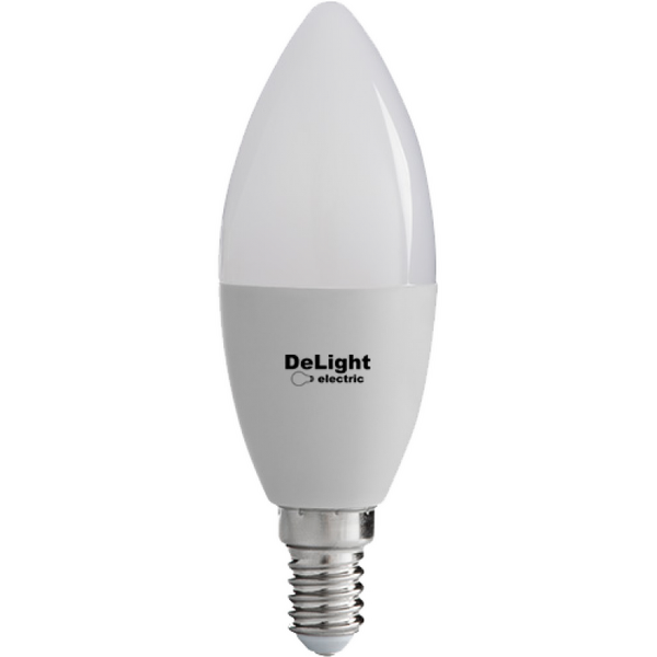 DeLight Bec led lumanare E14 9W C37 lumina calda DL65211 Spin