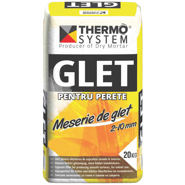 Thermo System Glet pentru perete meserie de glet MG 20kg Thermo