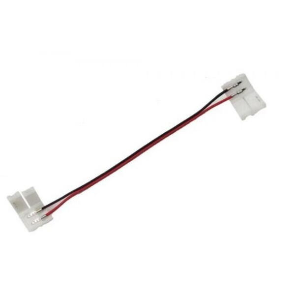 DeLight Clema+cablu+clema conector banda led 5050 66510C Spin