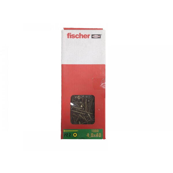 Fischer Surub ptr lemn FPF-SZ 4x40 YZF 1000buc/cutie 653160 Profix