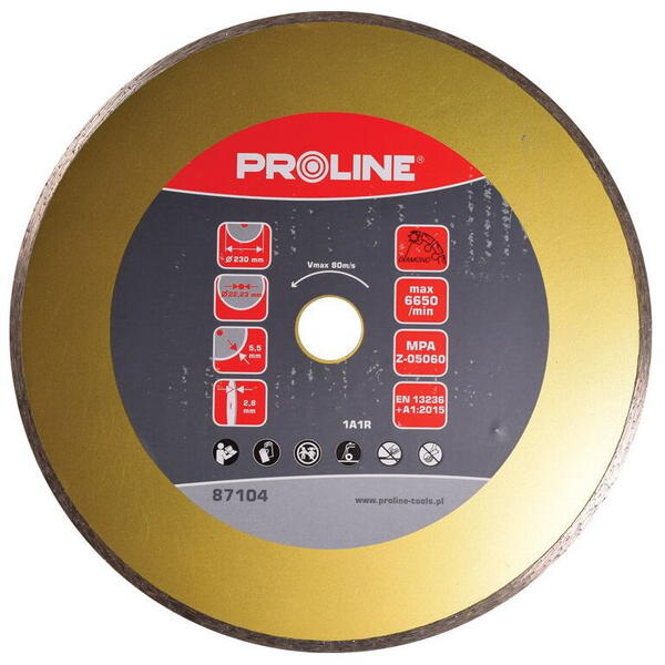Proline Disc diamantat continuu super dur 230mm 87104