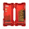 Milwaukee Set burghie metal 3-10 mm HSS-titan red hex 1/4'' 10 piese/set 48894759