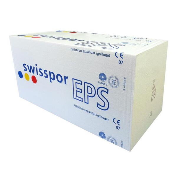 Polistiren expandat EPS50 1000x500x100mm (2.5mp/bax) Swisspor