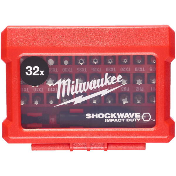 Milwaukee Set de biti shw in caseta 32 piese 4932464240