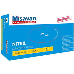 Manusi nitril blue marimea s 100buc/set 90028489 Misavan