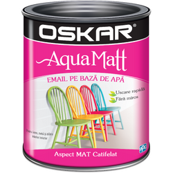 Email aqua matt roz pudrat 0.6l Oskar