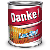 Lac colorat trandafir 432871 2.5l Danke