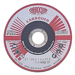 Disc abraziv 125x1.5x22 11A60QBF Carbochim