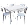 MARCEL PROD Set masa 4 scaune beyaz 1353 Prod