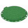 Capac cover park verde rotund necarosabil d.800 PL600 hext.80 cu inchizator a15 35288-22 Standart
