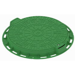 Capac cover park verde rotund necarosabil d.800 PL600 hext.80 cu inchizator a15 35288-22 Standart
