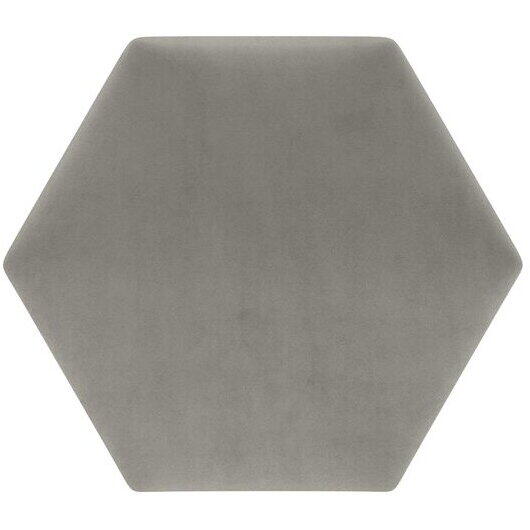 Panel textil hexagon 17x17cm HE gri ME 30