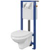 Set wc incastrat delfi (vas wc+rezervor+clapeta+capac) S701-626 Cersanit