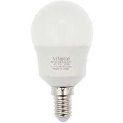 BEC LED SFERIC G45 E14 8.5W LUMINA RECE+TAXA TIMBRU INCLUSA 0.60LEI 1517590 VISION