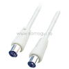 Cablu coaxial 3m alb RF3