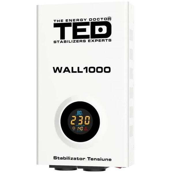 TED Electric STABILIZATOR RETEA 1000VA-AVR LCD 2 IESIRI SUKO WALL TED000057 GLOB