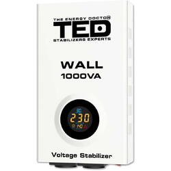 TED Electric STABILIZATOR RETEA 1000VA-AVR LCD 2 IESIRI SUKO WALL TED000057 GLOB