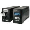 TED Electric Ups 700VA/400w LCD cu stabilizator 2 iesiri suko