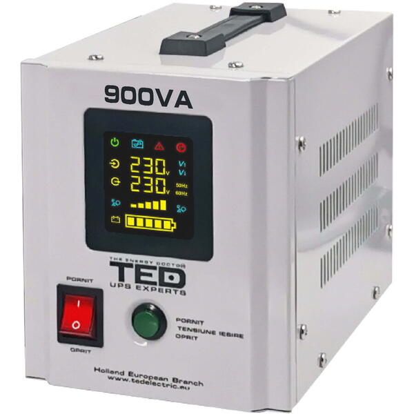TED Electric UPS 900VA/500W RUNTIME EXTINS TED000361+TAXA TIMBRU INCLUSA 6.7LEI GLOB
