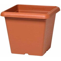 CASA PLASTOR GHIVECI PATRAT TERRA+FARFURIE ALB TERACOTA 30X30CM 710549-30-07 PLASTOR