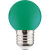 BEC LED COLOR BULB GREEN E27 220-240V 1W 001-017-0001 HOROZ