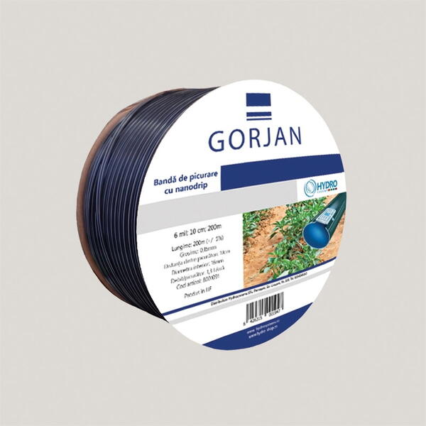 Banda de picurare gorjan 10cm 200ml/rola 6mil 1091
