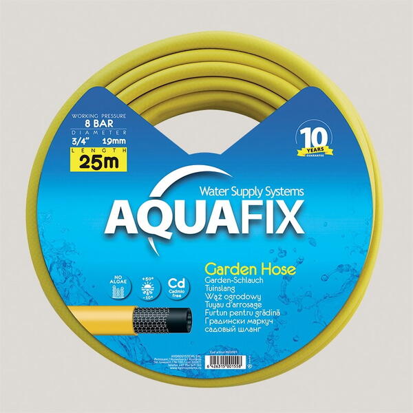 AquaFix Furtun gradina galben "Megaflex"16mm 25m/rola 8000987