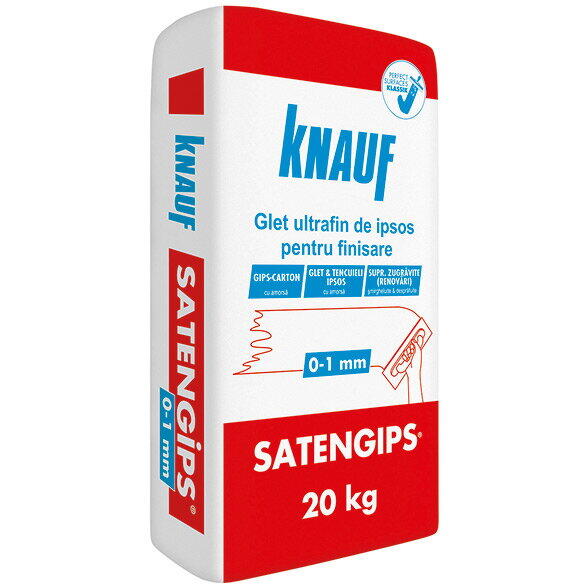 Glet de ipsos superfin satengips 20kg Knauf