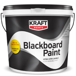 Vopsea ptr tabla scolara black paint 1l Kraft