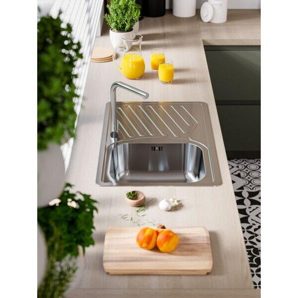 Alveus Chiuveta inox+sifon Elegant 30 Leinen 5845