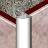 Genesis Trim-rotund regular PVC argint satinat ETR108.81 h<10mm l 2.5m