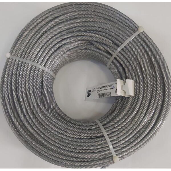 Cablu otel zinc plastifiat fi 3-4 mm