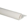 Genesis Trim-rotund regular PVC ETR108.01 alb h<10mm l 2.5m