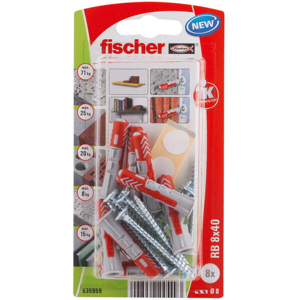 Fischer Surub metal cu diblu 90909/535959 RB 8x40k Profix