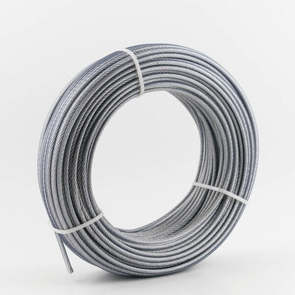 Cablu otel zincat plastifiat fi 4-5 mm