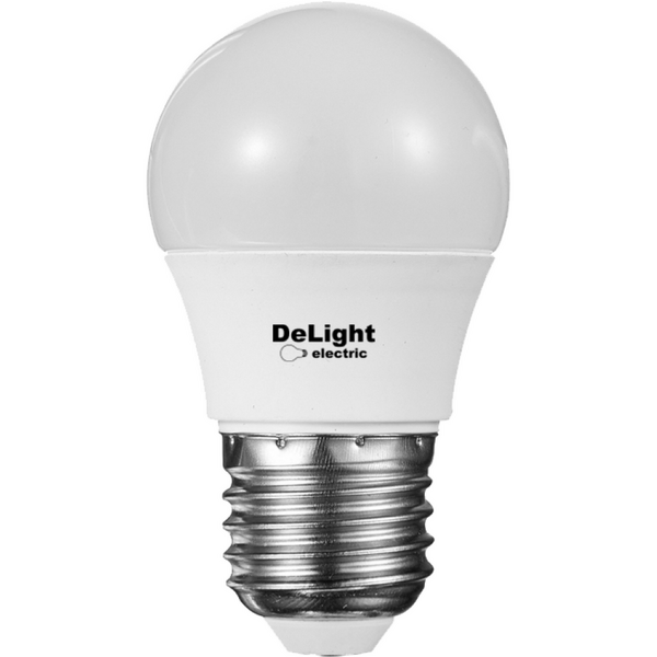 DeLight Bec led sferic E27 6W G45 lumina rece 65156 Spin
