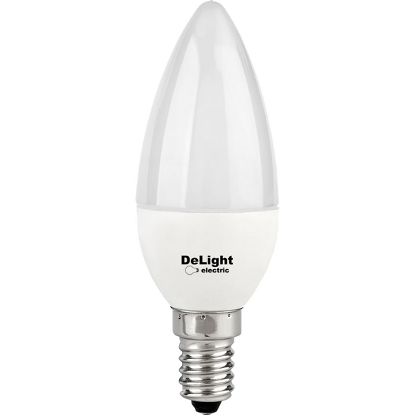 DeLight Bec led lum E14 6W C37 lumina rece DL65206 Spin
