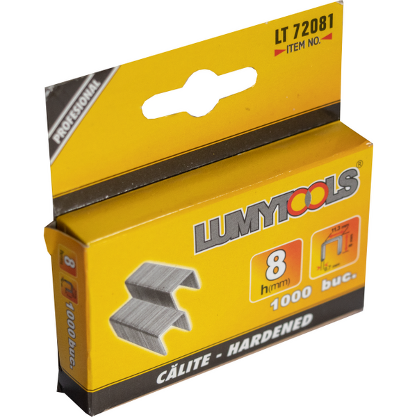 LUMYTOOLS Capse tapiterie 8mm 1000Buc/cutie LT72081 Lumy