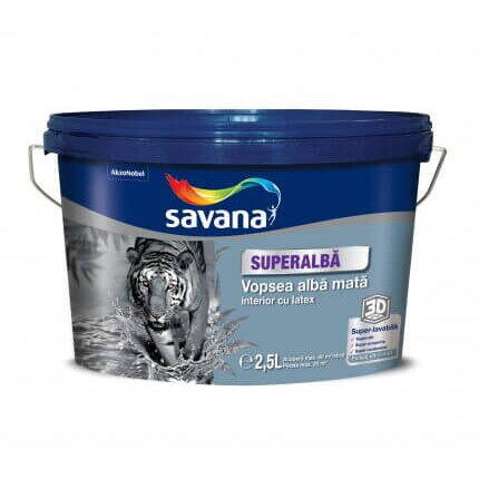 Vopsea lavabila latex matt 2.5l Savana