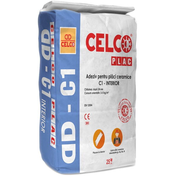 Adeziv gresie si faianta DD C1 25kg/s Celco