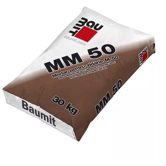 Mortar de zidarie M50 30kg Baumit