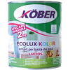 Vopsea ecolux alb lucios 82101KL 0.6l Kober