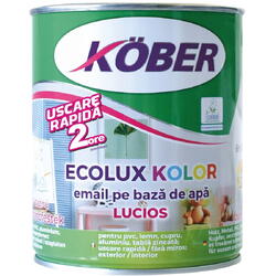 Vopsea ecolux gri lucios ral 7016 827016L 0.6l Kober